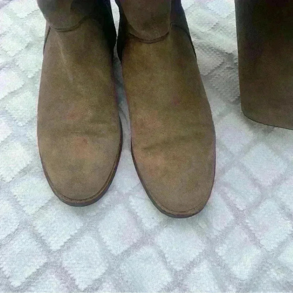 UGG Gracen Tan Suede Riding Boots 1017344 - Picture 9 of 12